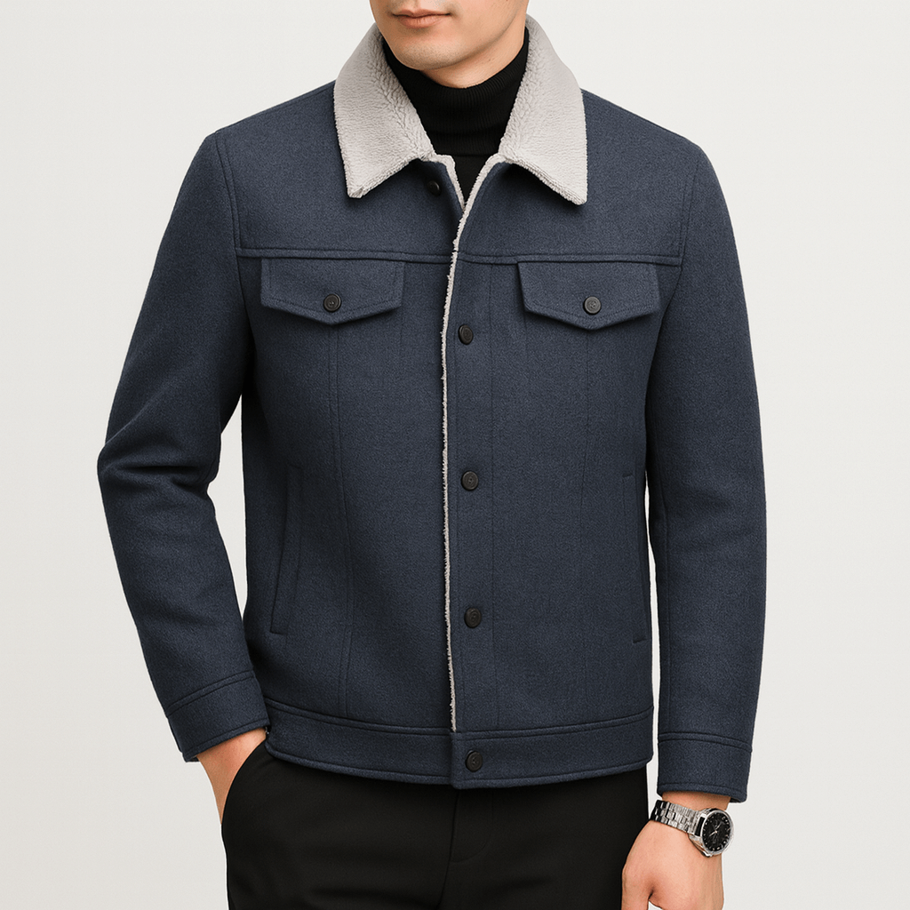 LUXEOUTFIT | Sherpa-Jacke aus Wolle 1