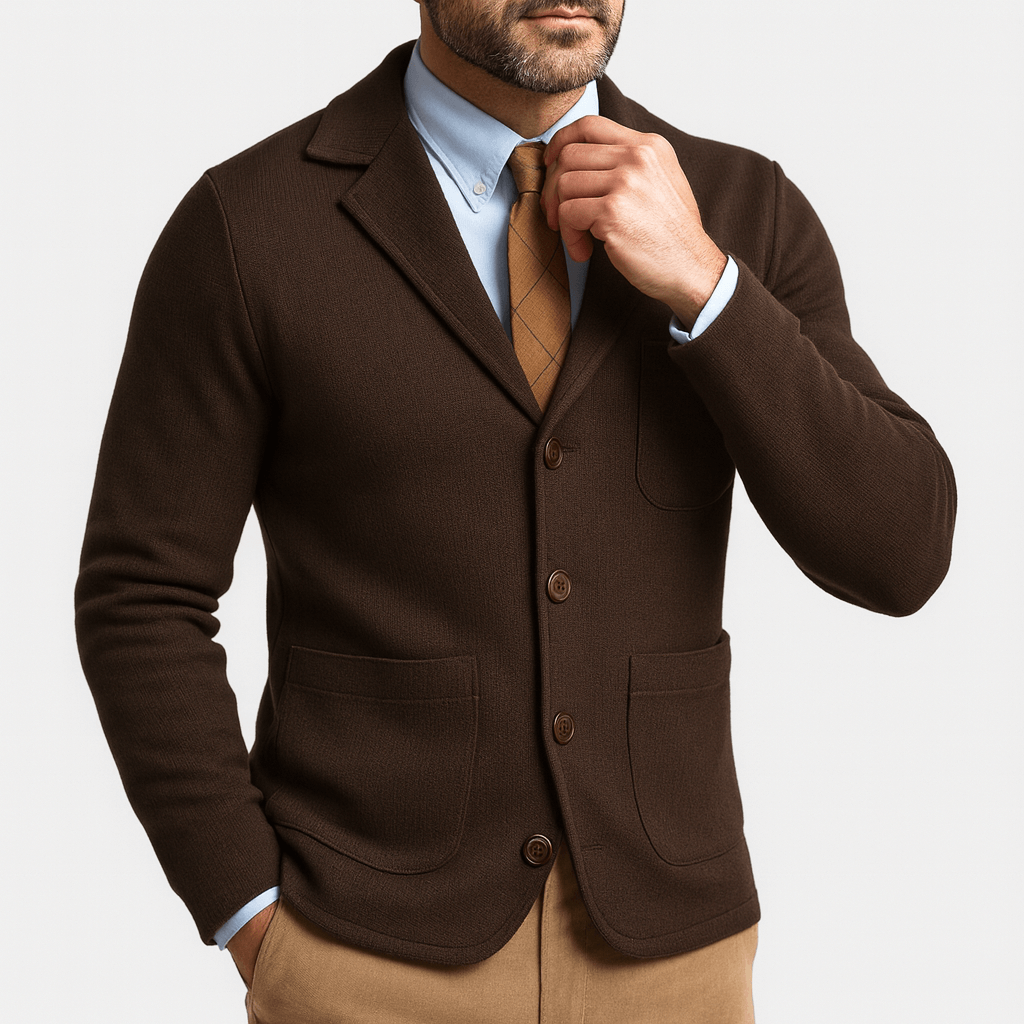 LUXEOUTFIT | Slim Fit Strickjacke 6