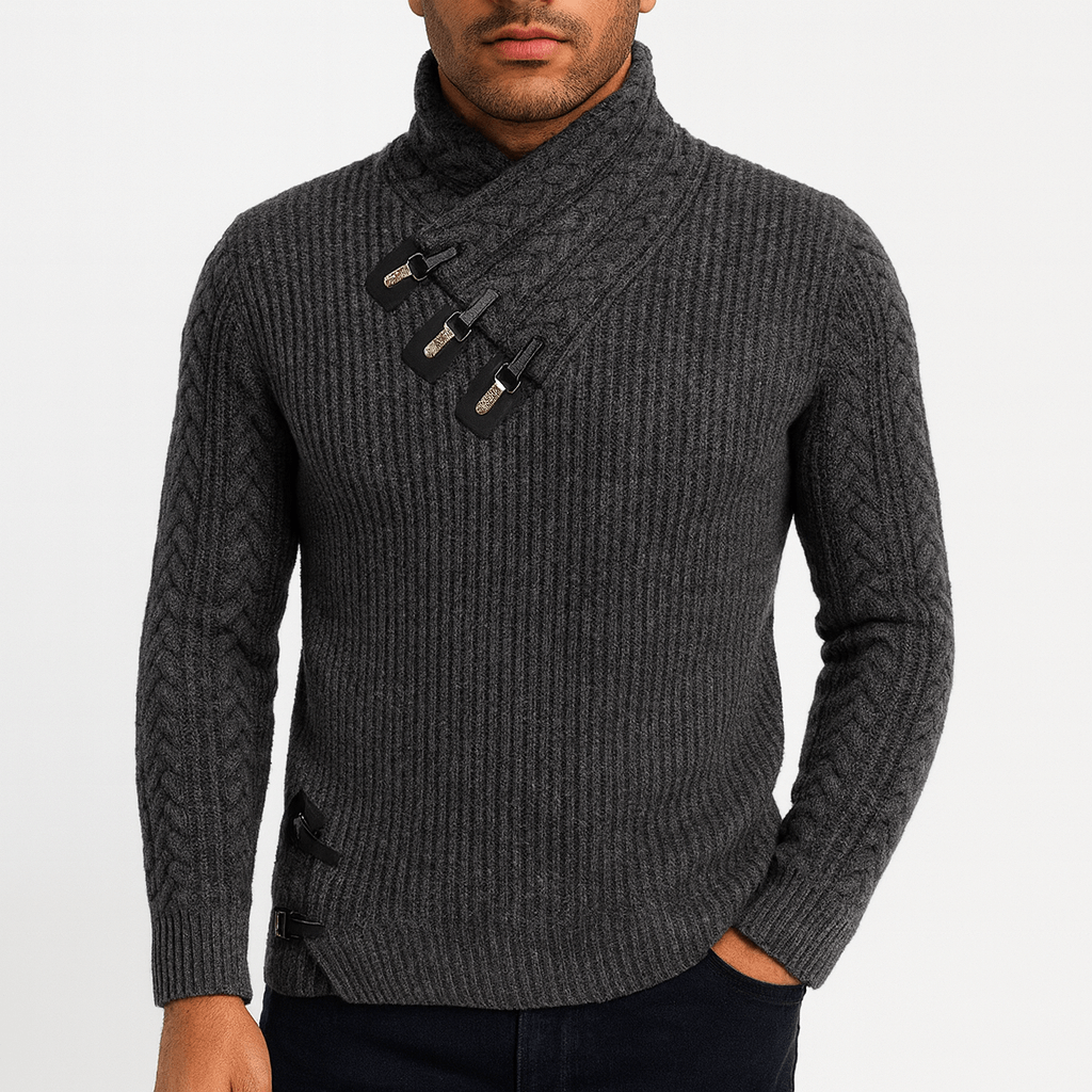 LUXEOUTFIT | Slim Fit Strickpullover 1