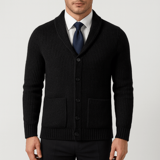 LUXEOUTFIT | Strickjacke mit Knopfleiste 0