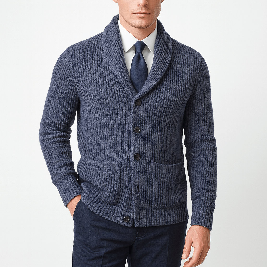 LUXEOUTFIT | Strickjacke mit Knopfleiste 2
