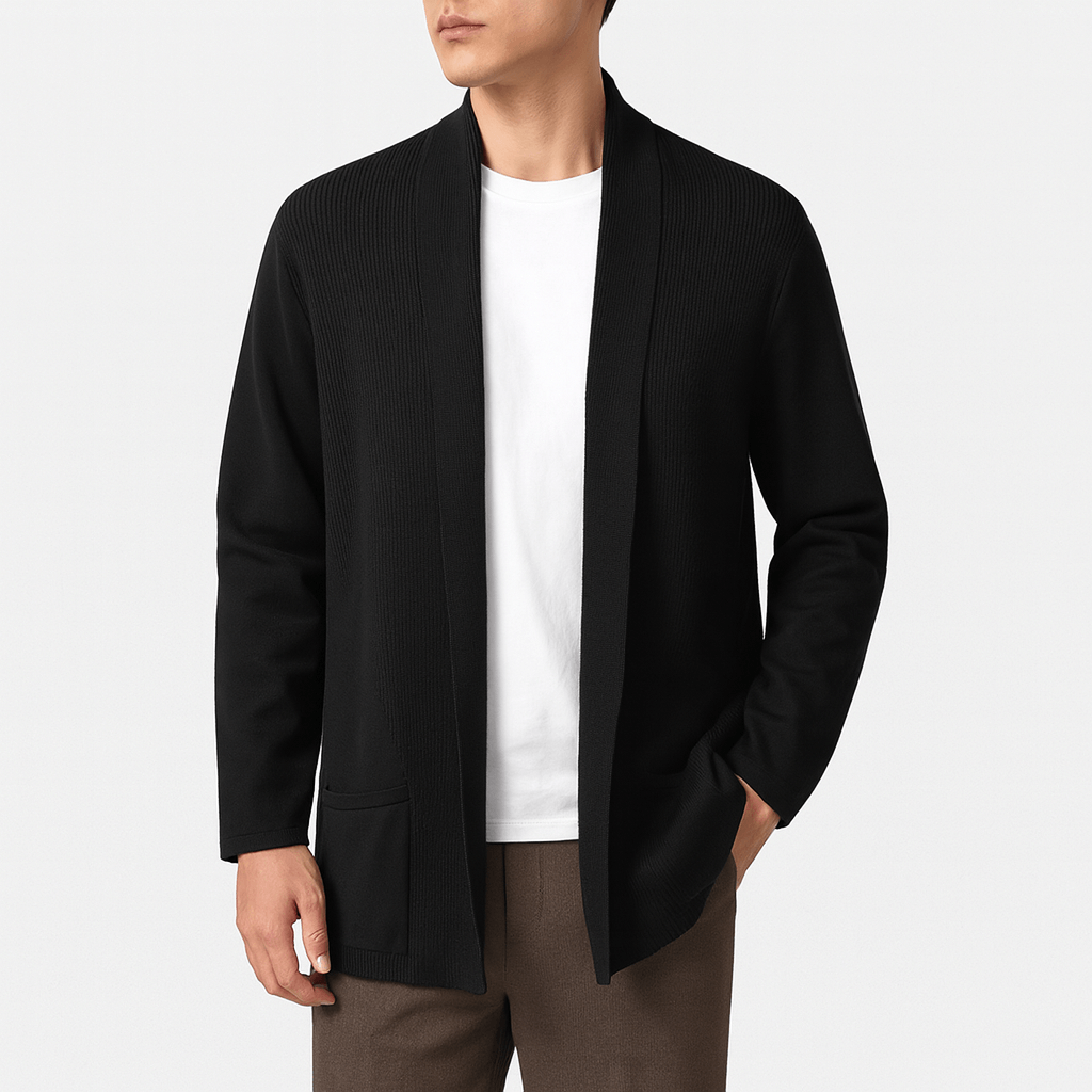 LUXEOUTFIT | Strickjacke mit Taschen 2