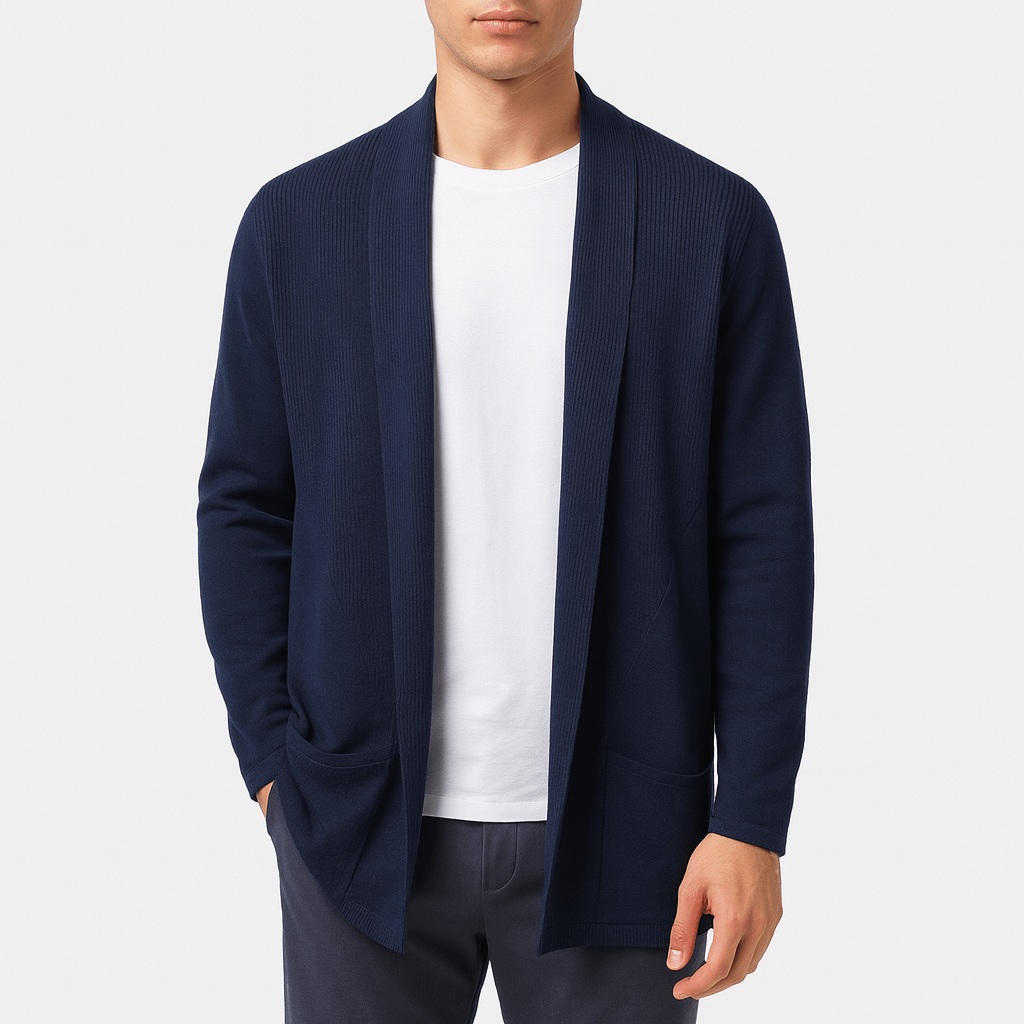 LUXEOUTFIT | Strickjacke mit Taschen 4