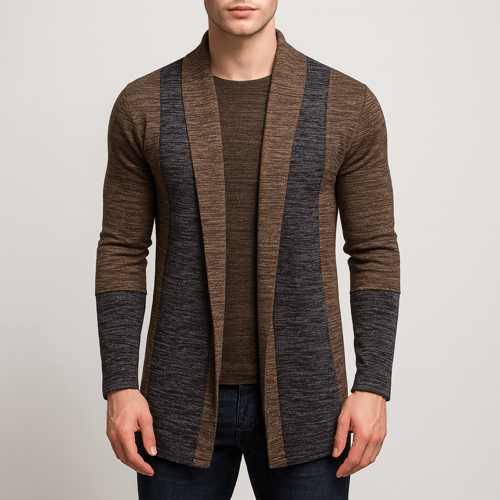 LUXEOUTFIT | Strickjacke mit offener Vorderseite 0
