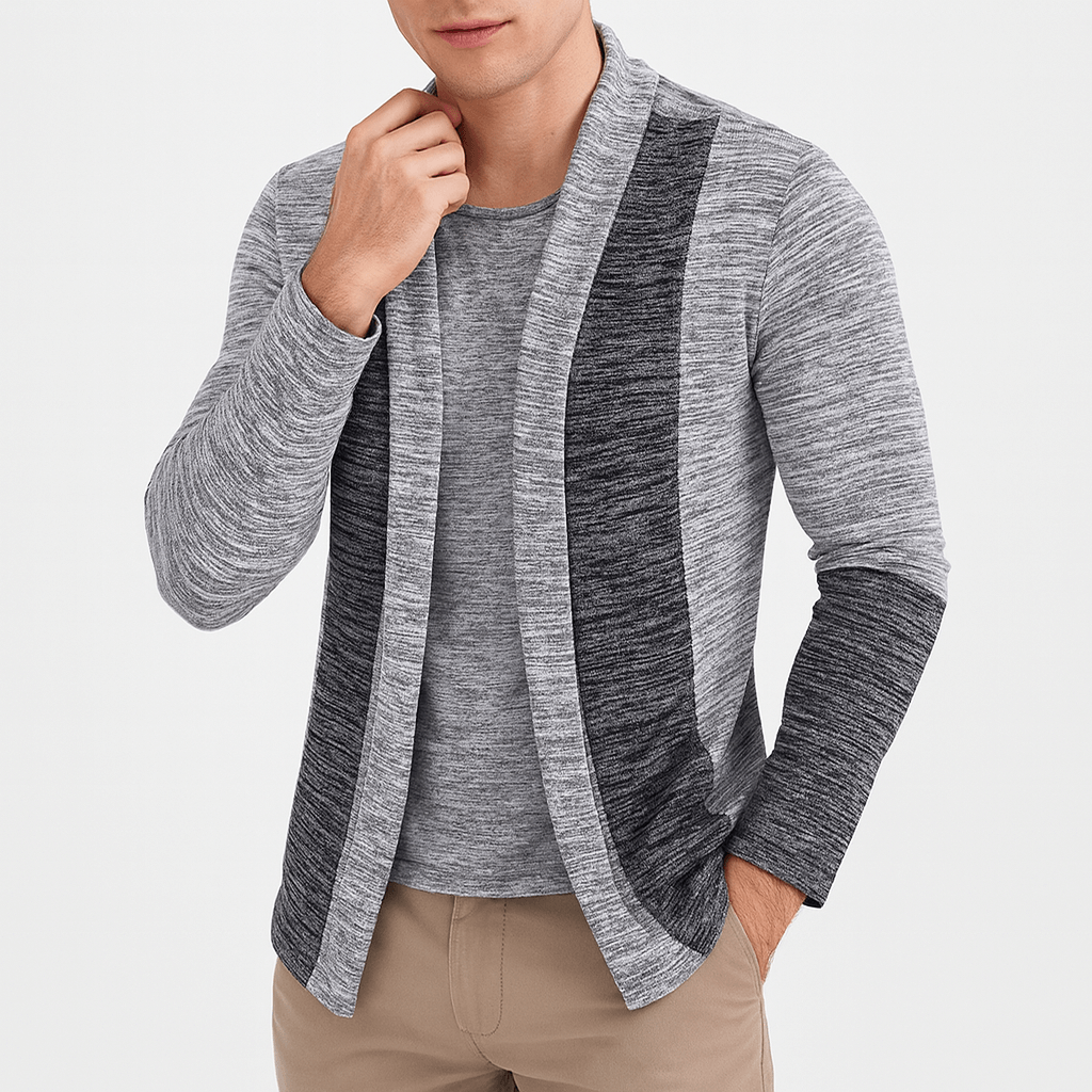 LUXEOUTFIT | Strickjacke mit offener Vorderseite 1