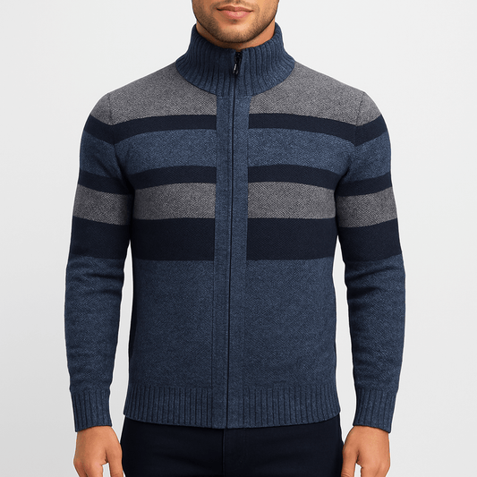 LUXEOUTFIT | Strukturierte Strickjacke 0
