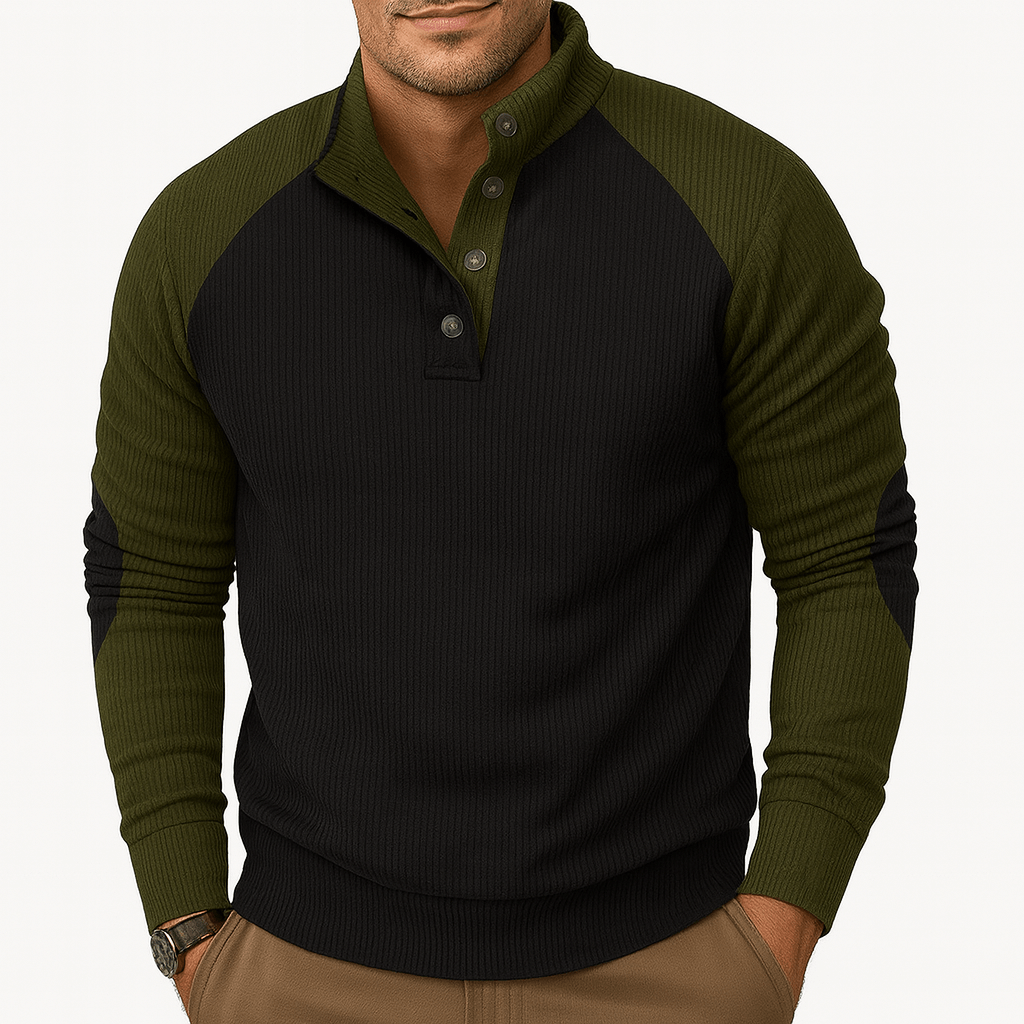 LUXEOUTFIT | Strukturiertes Strick-Sweatshirt 1