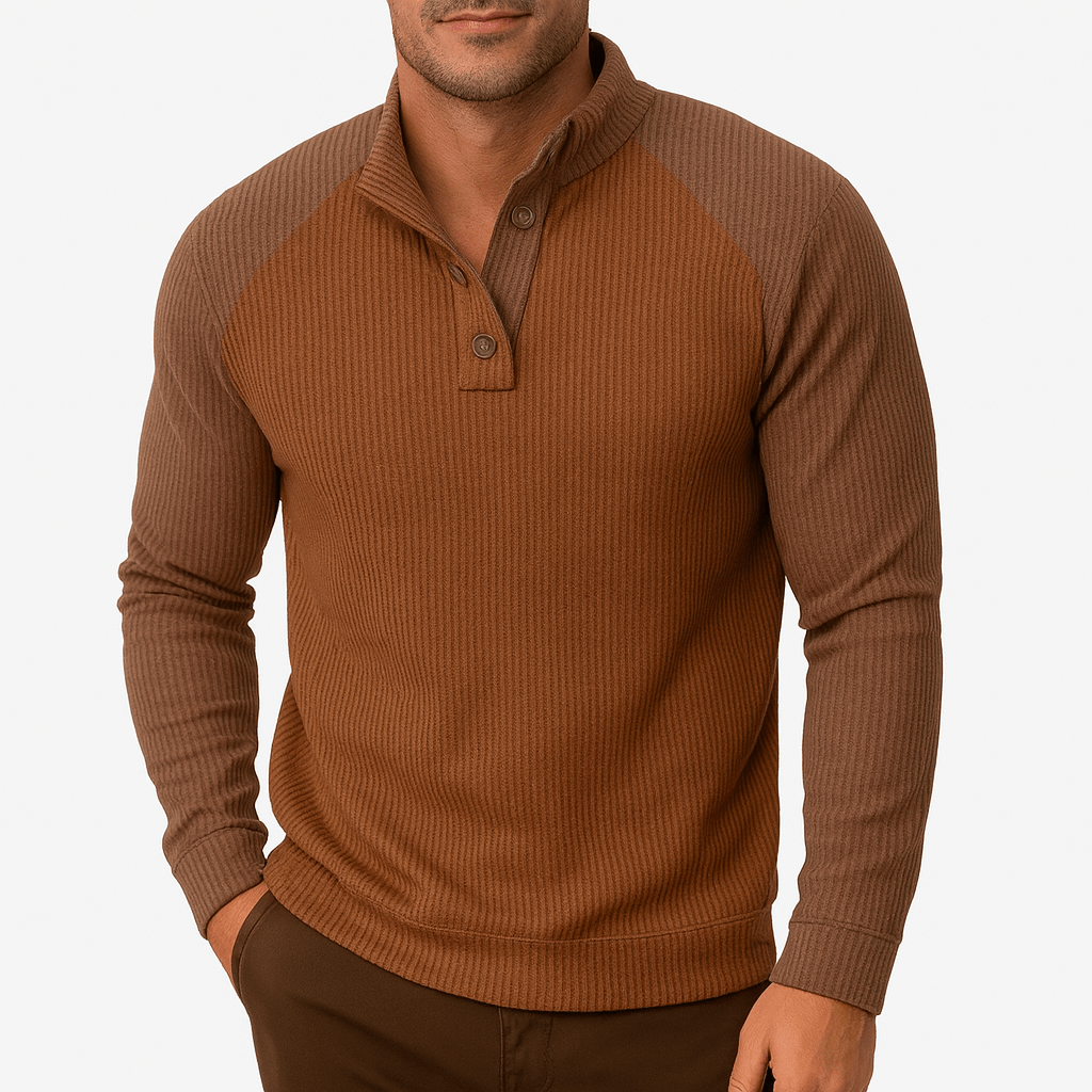 LUXEOUTFIT | Strukturiertes Strick-Sweatshirt 2