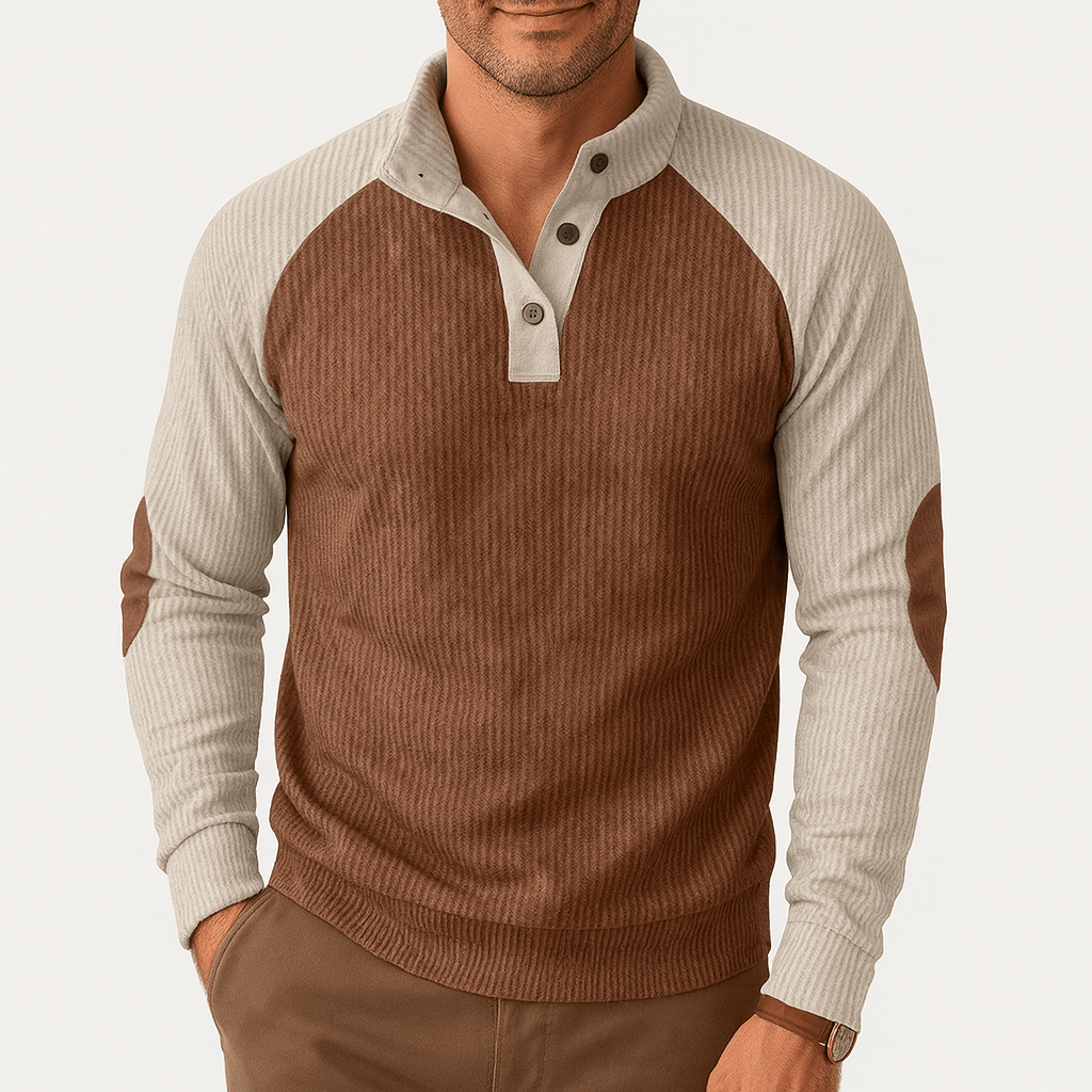 LUXEOUTFIT | Strukturiertes Strick-Sweatshirt 3