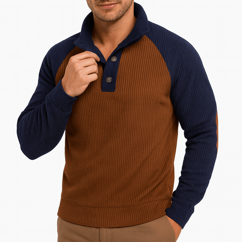 LUXEOUTFIT | Strukturiertes Strick-Sweatshirt 4
