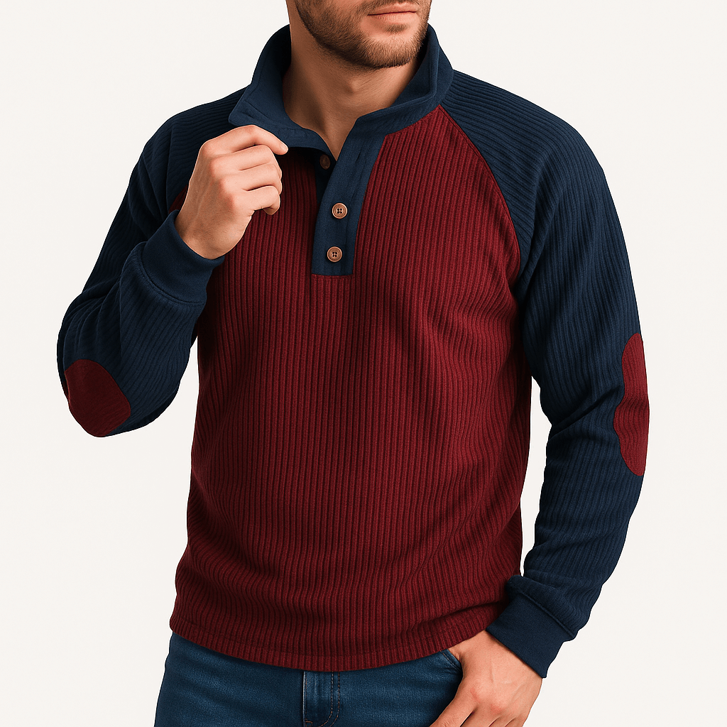 LUXEOUTFIT | Strukturiertes Strick-Sweatshirt 5