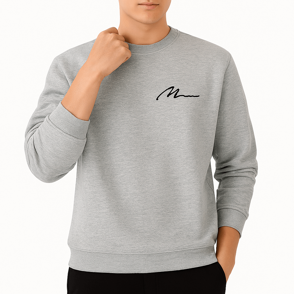 LUXEOUTFIT | Sweatshirt mit Fleecefutter 1