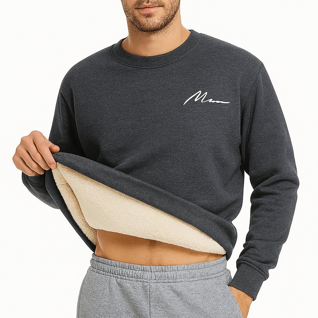 LUXEOUTFIT | Sweatshirt mit Fleecefutter 6