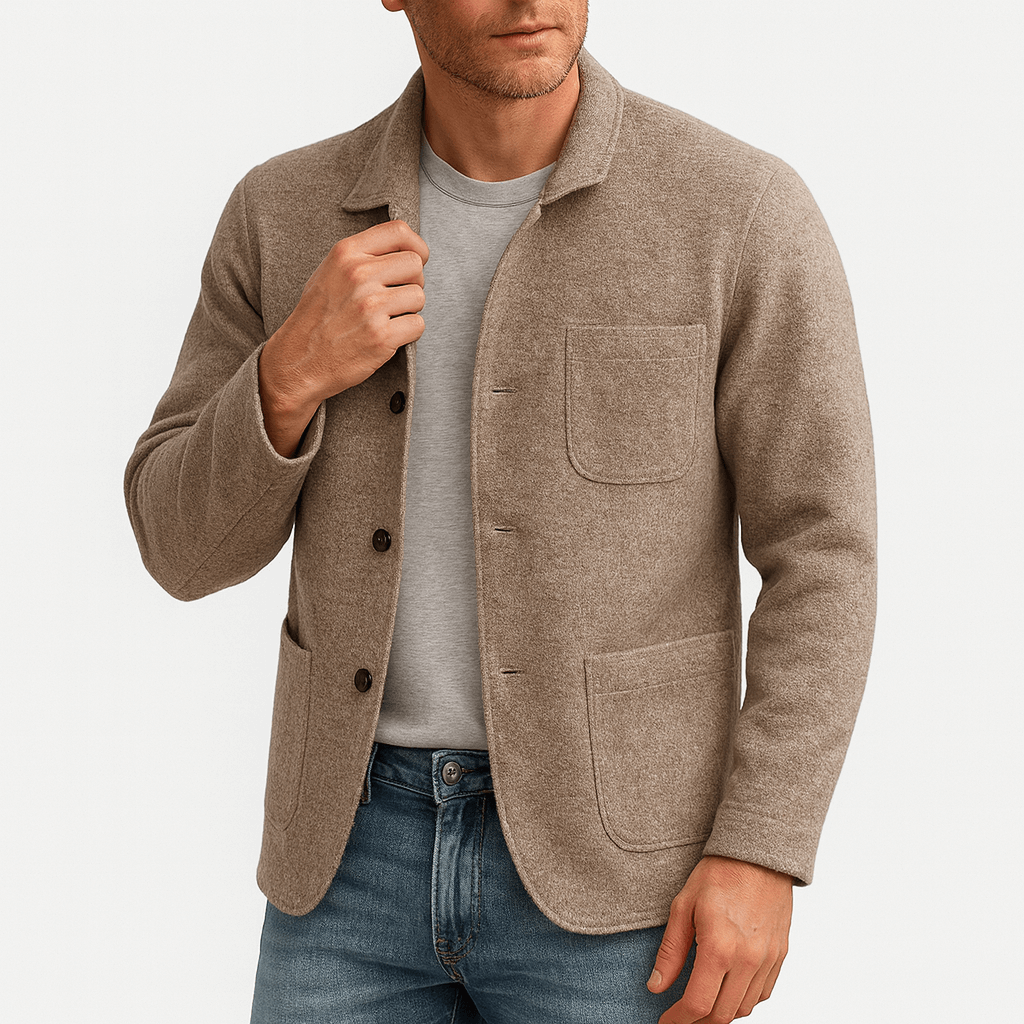 LUXEOUTFIT | Thermo-Cardigan mit mehreren Taschen 0