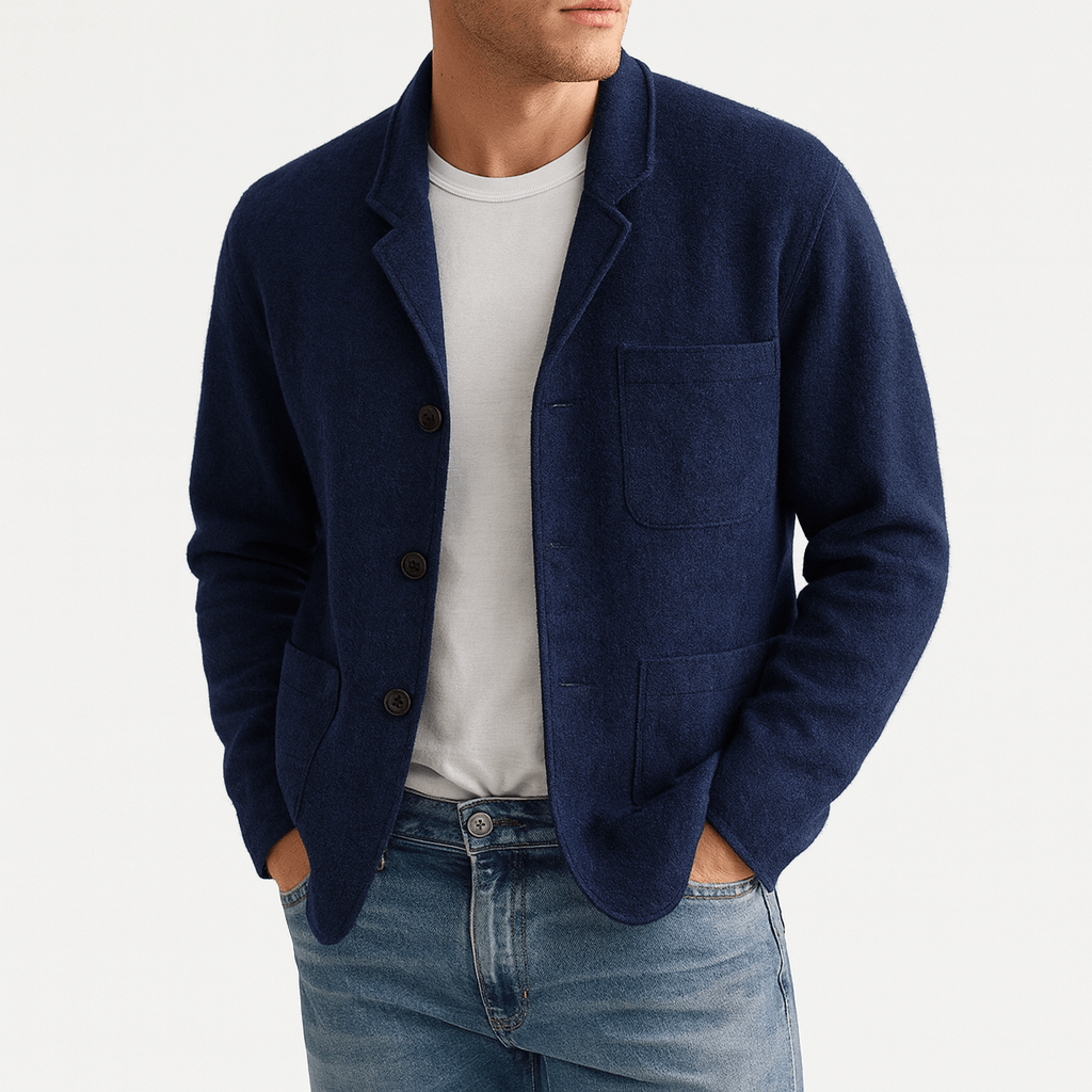 LUXEOUTFIT | Thermo-Cardigan mit mehreren Taschen 3