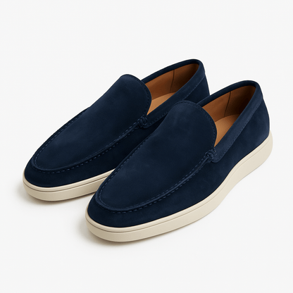 LUXEOUTFIT | Urbane Wildleder-Loafer mit Profil 0
