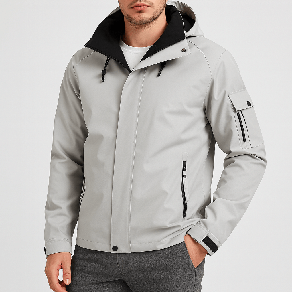 LUXEOUTFIT | Utility-Jacke mit Kapuze 1