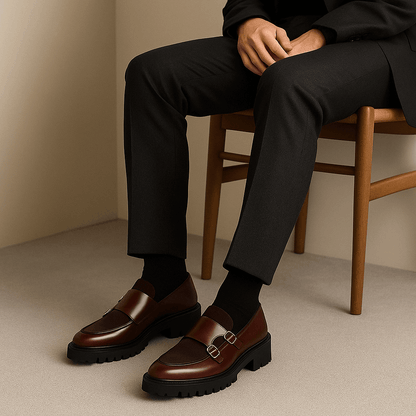 LUXEOUTFIT | Valemont Monk Strap Loafer 2
