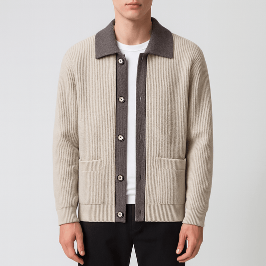 LUXEOUTFIT | Waffelstrickjacke 0