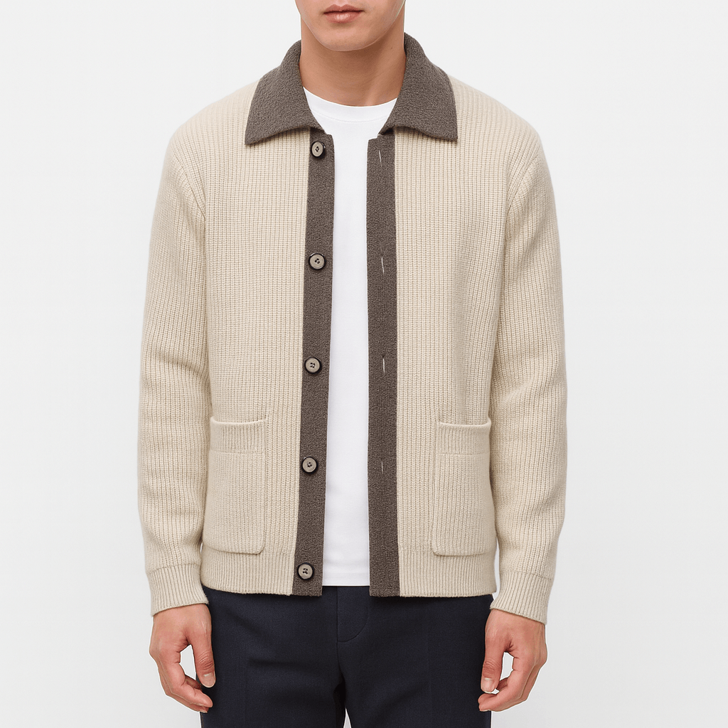 LUXEOUTFIT | Waffelstrickjacke 0