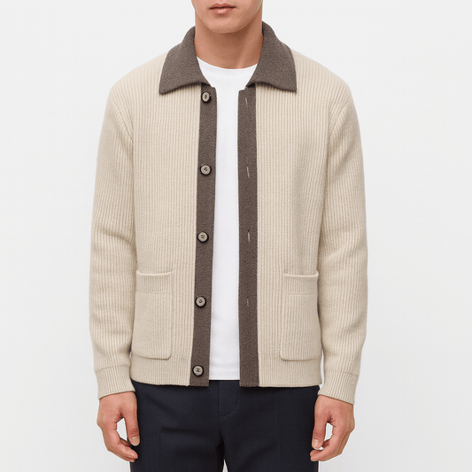 LUXEOUTFIT | Waffelstrickjacke 0