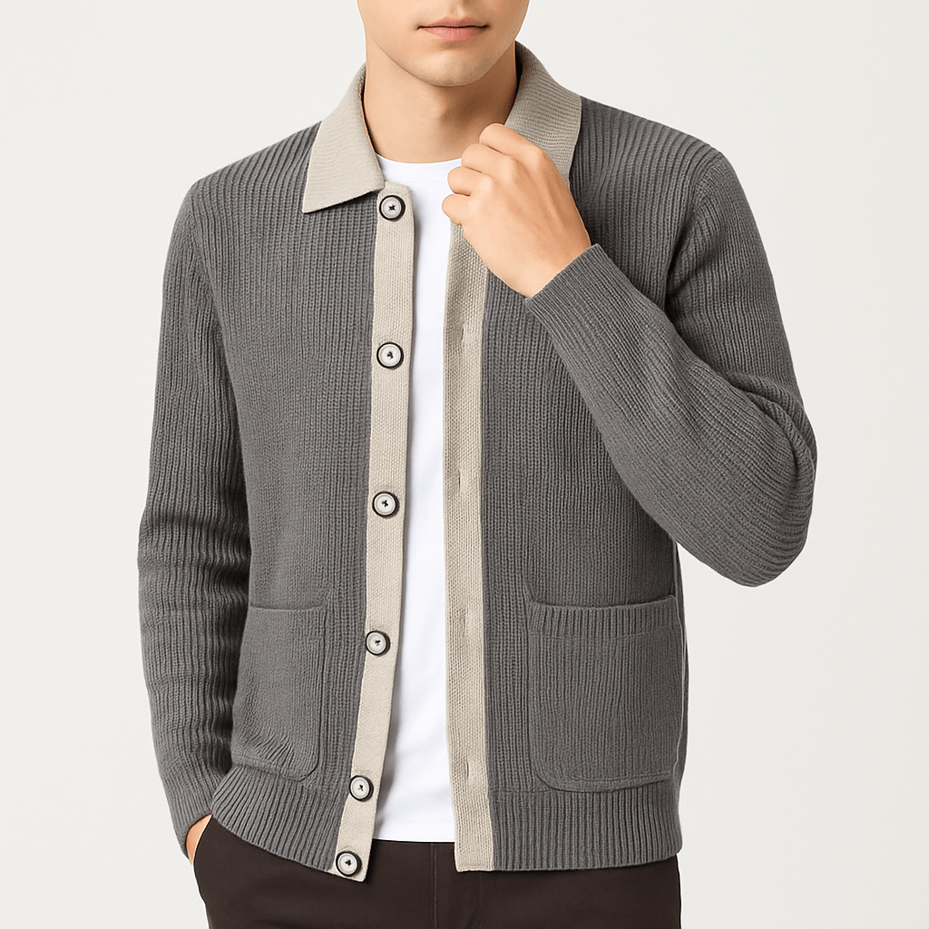 LUXEOUTFIT | Waffelstrickjacke 2