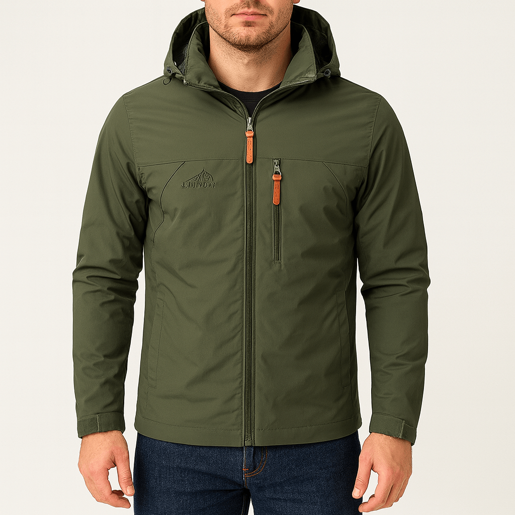 LUXEOUTFIT | Wasserdichte Regenjacke mit Kapuze 0