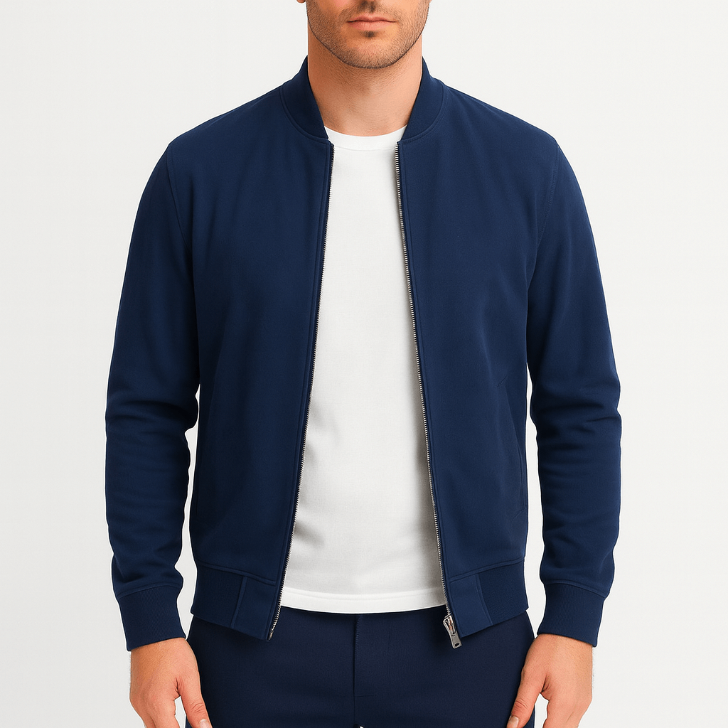 LUXEOUTFIT | Wildlederjacke mit Reißverschluss 1