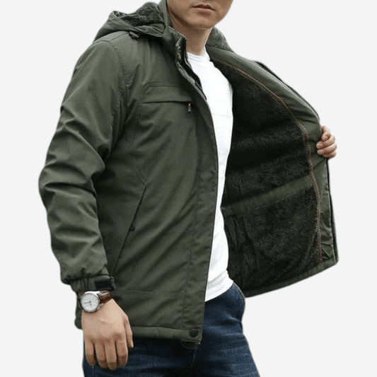 LUXEOUTFIT | Winterjacke mit Kapuze 0