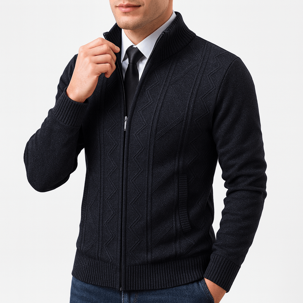 LUXEOUTFIT | Wollstrickjacke 1