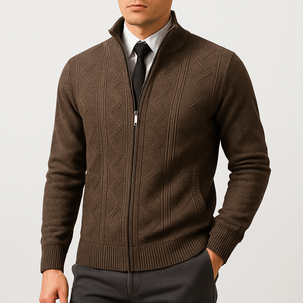 LUXEOUTFIT | Wollstrickjacke 4