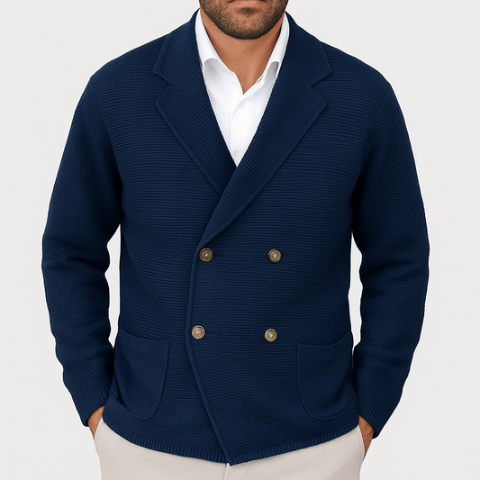 LUXEOUTFIT | Zweireihiger Strickcardigan 0