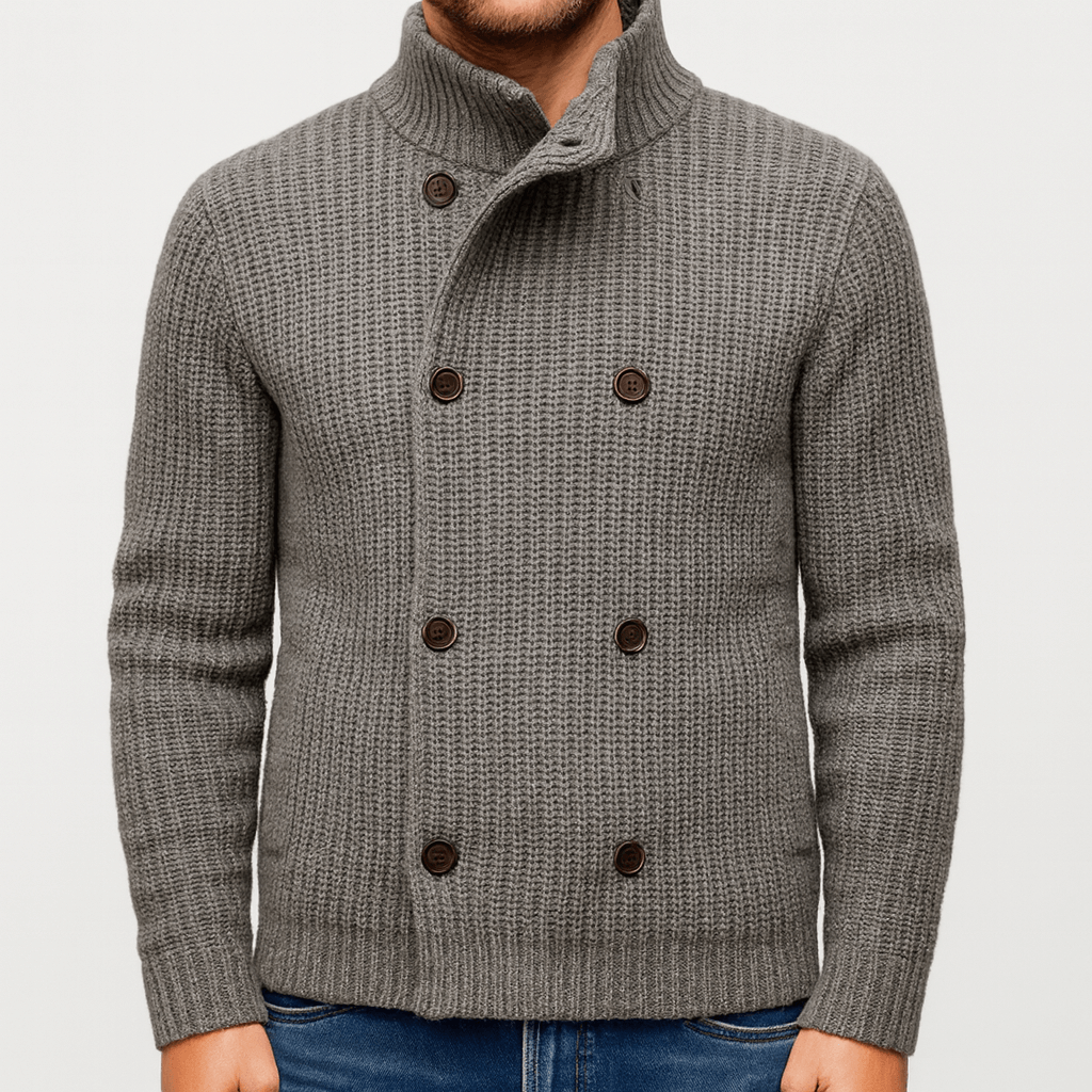 LUXEOUTFIT | Zweireihiger Strickcardigan 1