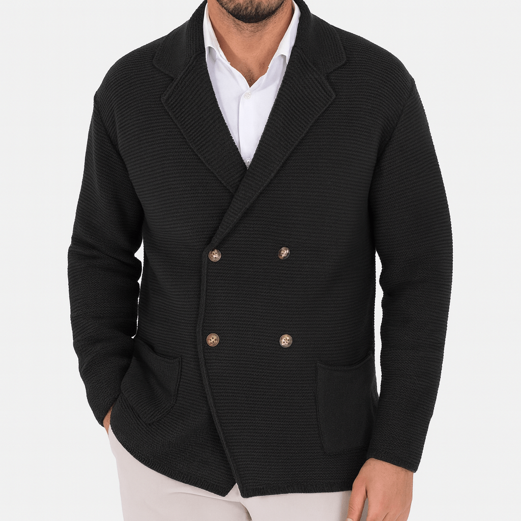 LUXEOUTFIT | Zweireihiger Strickcardigan 4