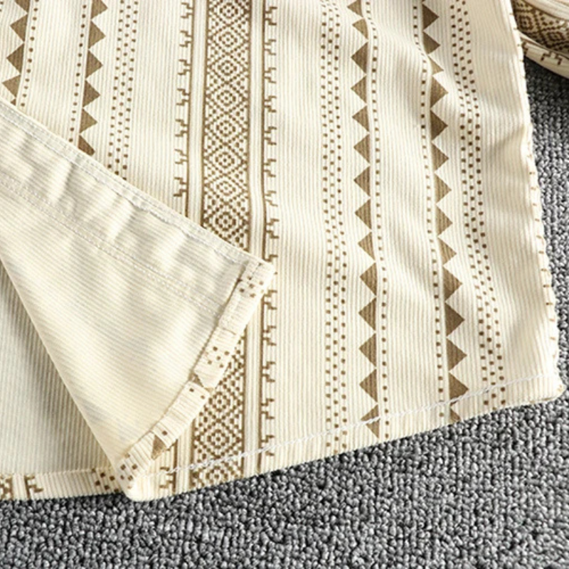 Herren Hemd Baumwolle Streifen Modern
