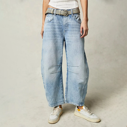 BerlinGlamour | Bequeme Damen-Jeans Weite Beinweise