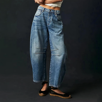 BerlinGlamour | Bequeme Damen-Jeans Weite Beinweise