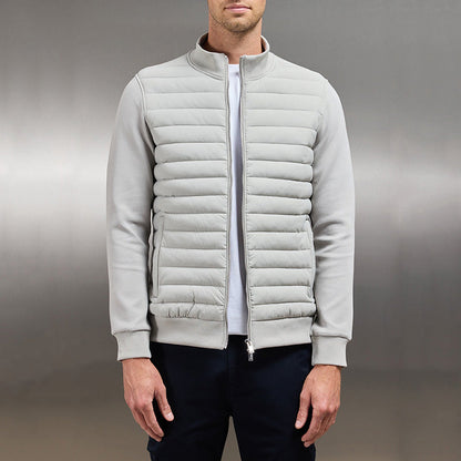 Herren Gilet Langarm Reißverschluss Gefüttert Sommerjacke - BerlinGlamour
