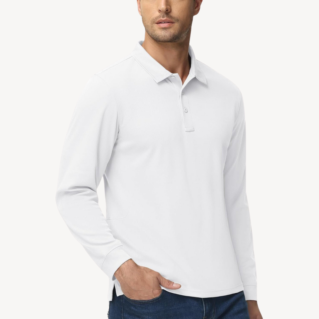 Langarm-Poloshirt für Herren | Loravelle 9