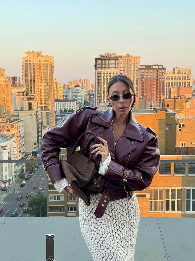 Langärmelige Kurze Jacke für Damen 3