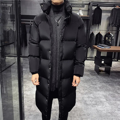 Herren Daunenparka Warm Winterjacke Mit Kapuze - BerlinGlamour