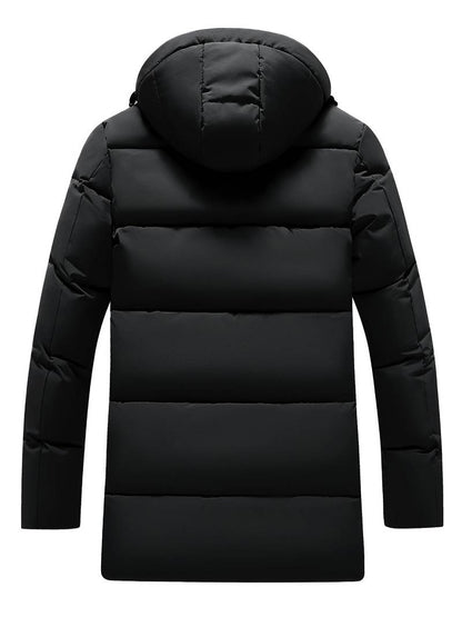 Warme Wintersteppjacke mit Kapuze Outdoor