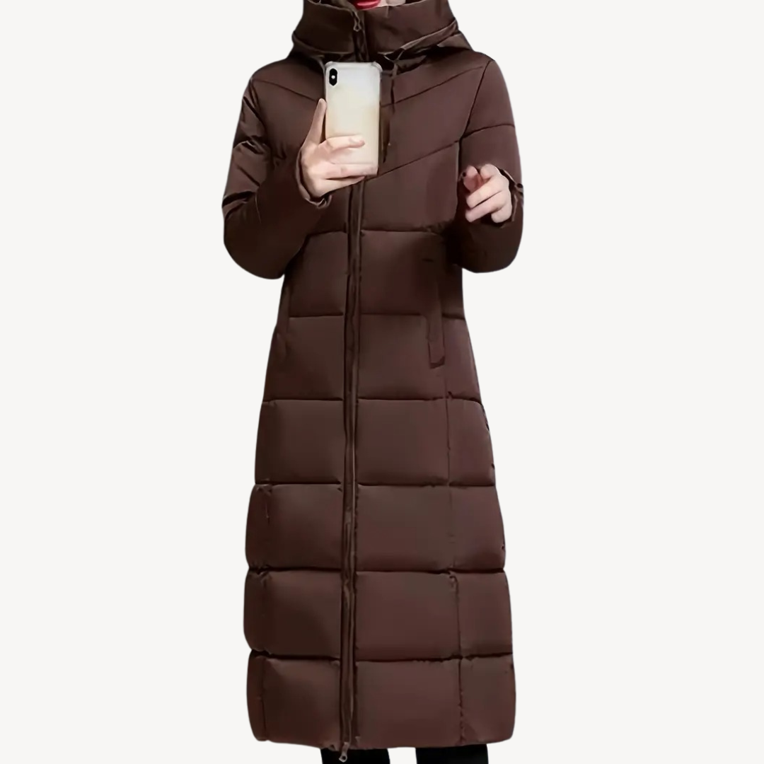 Langer Puffermantel für Damen | Loravelle 0