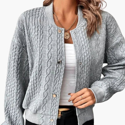 Langer Strickcardigan für Damen 0