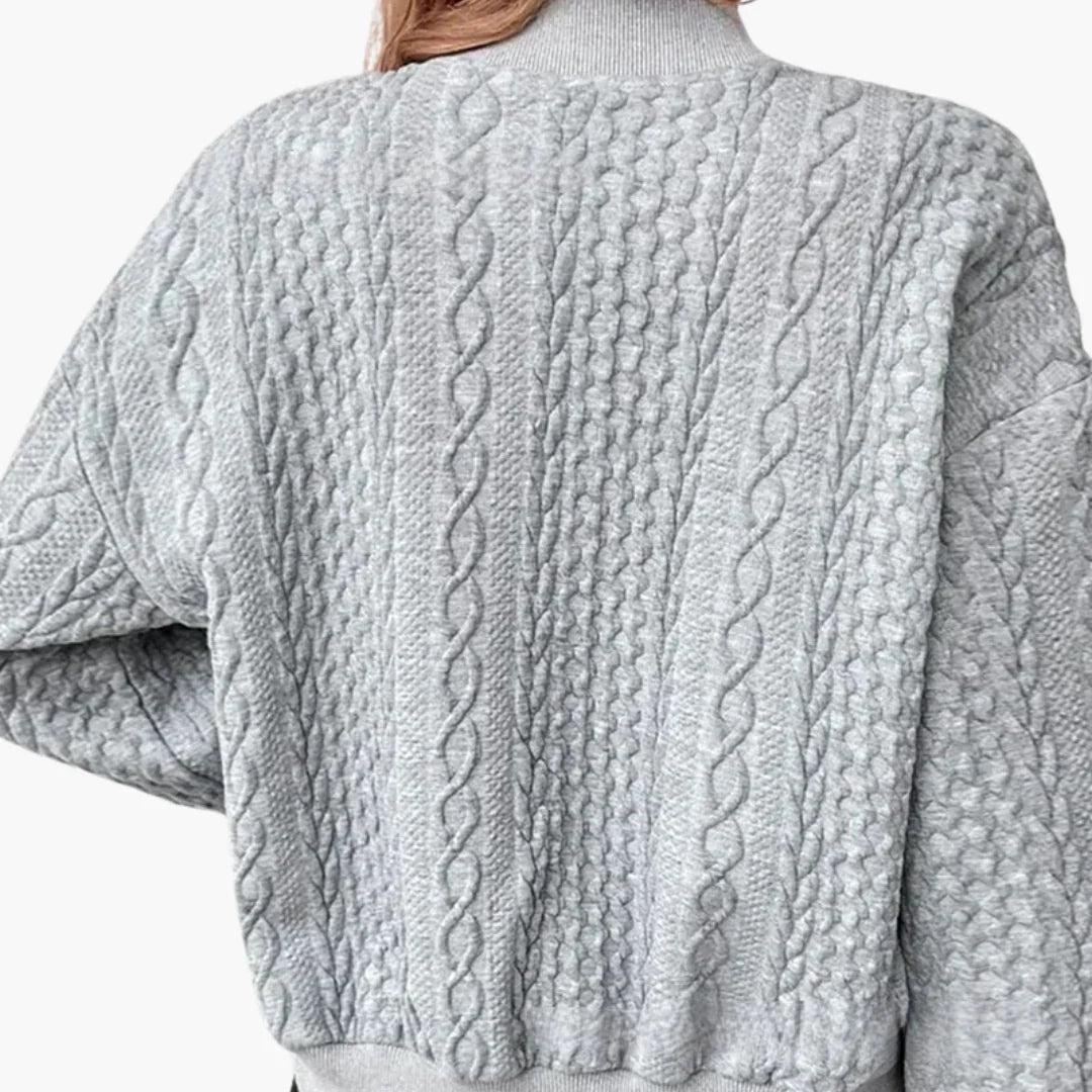 Langer Strickcardigan für Damen 1