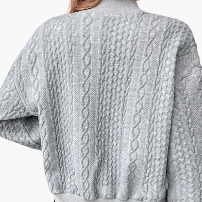 Langer Strickcardigan für Damen 1