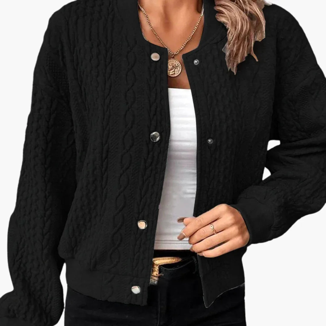 Langer Strickcardigan für Damen 4