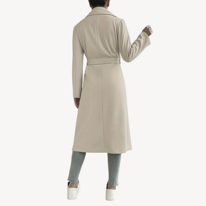 Langer offener Damenmantel mit Taschen | Loravelle 4