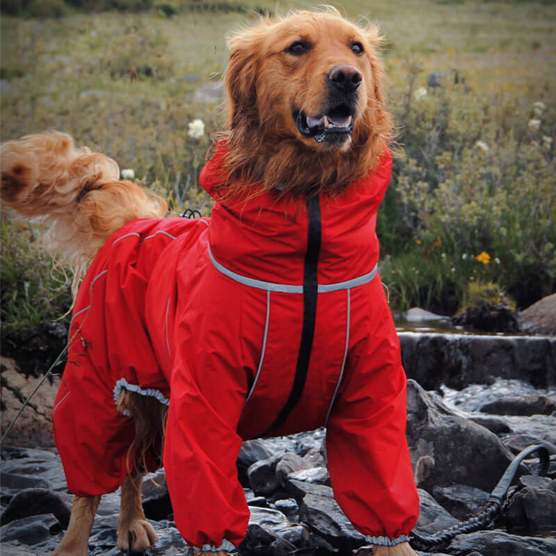 Wasserdichte Hundehülle Regenjacke Verstellbar Outdoor