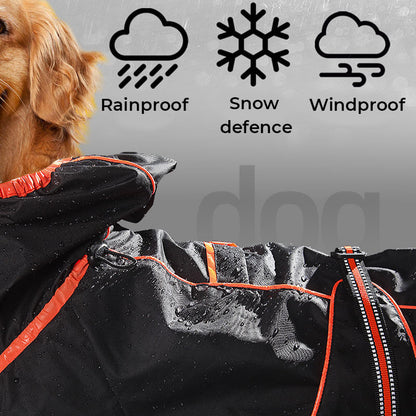 Wasserdichte Hundehülle Regenjacke Verstellbar Outdoor